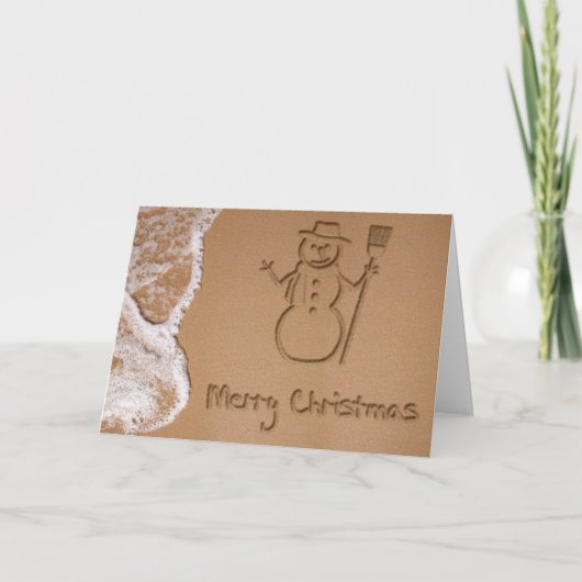 Cartes Pour Fêtes Annuelles Noël en été (Devant)