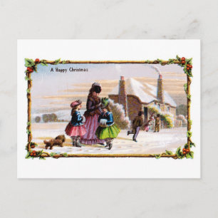 Cartes Pour Fêtes Annuelles Noël en famille