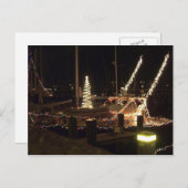 Cartes Pour Fêtes Annuelles Noël en Floride (Devant / Derrière)