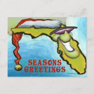 Cartes Pour Fêtes Annuelles Noël en Floride