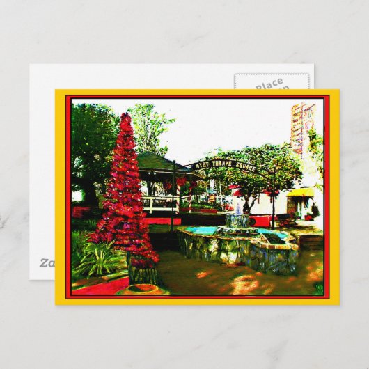 Cartes Pour Fêtes Annuelles Noël en Floride Le MUSÉE Gibney (Devant / Derrière)