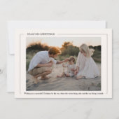 Cartes Pour Fêtes Annuelles Noël En Mer Photo (Devant)