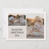 Cartes Pour Fêtes Annuelles Noël En Mer Photo (Devant)