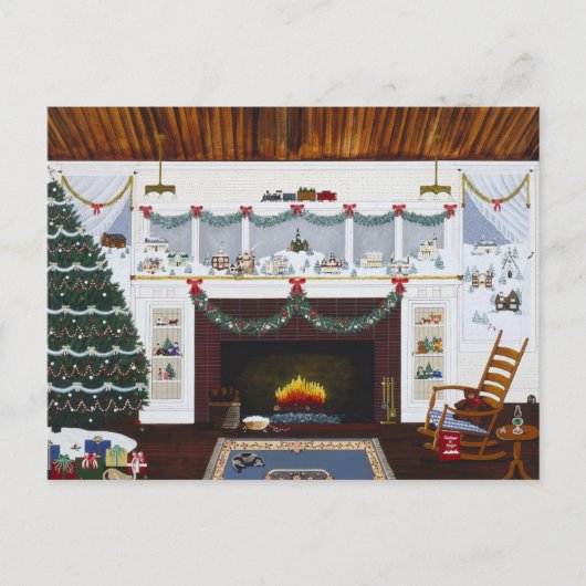 Cartes Pour Fêtes Annuelles Noël en Oregon (Devant)