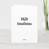 Cartes Pour Fêtes Annuelles Noël en verre tendu (Dos)