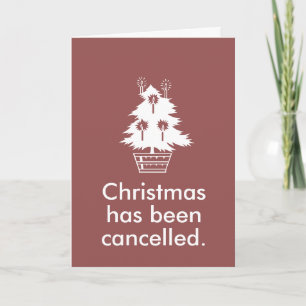 Cartes Pour Fêtes Annuelles Noël est annulé