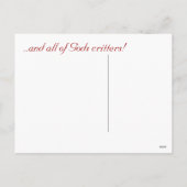 Cartes Pour Fêtes Annuelles Noël est pour les oiseaux (Dos)