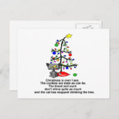 Cartes Pour Fêtes Annuelles Noël est terminé (Devant / Derrière)