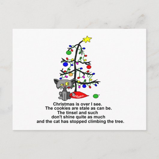 Cartes Pour Fêtes Annuelles Noël est terminé (Devant)