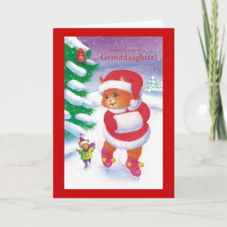 Cartes Pour Fêtes Annuelles Noël est une petite-fille amusante