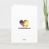 Cartes Pour Fêtes Annuelles Noël et Hanoukka ensemble (Dos)