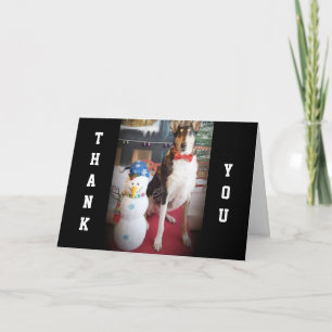 CARTES POUR FÊTES ANNUELLES NOËL ET MERCIS AUX GARDIENS DE CHIEN
