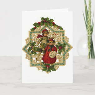 Cartes Pour Fêtes Annuelles Noël et Nouvel An vintage