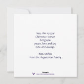 Cartes Pour Fêtes Annuelles NOËL ÉTOILES Trois Sages Hommes Écriture Festive (Dos)