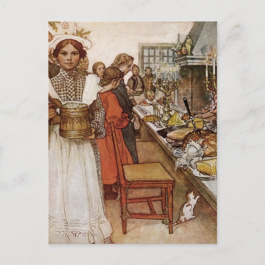 Cartes Pour Fêtes Annuelles Noël Eve Julaftonen (Devant)