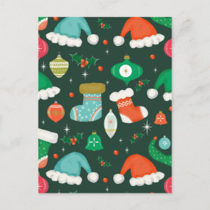 Cartes Pour Fêtes Annuelles Noël Falalala Green