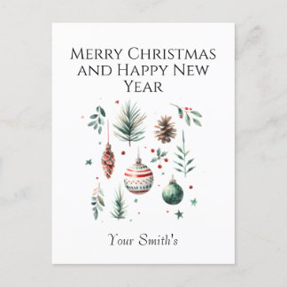 Cartes Pour Fêtes Annuelles Noël festif