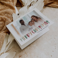 Noël Festif coloré Plié Photo Faded