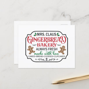 Cartes Pour Fêtes Annuelles Noël festif Mme Claus