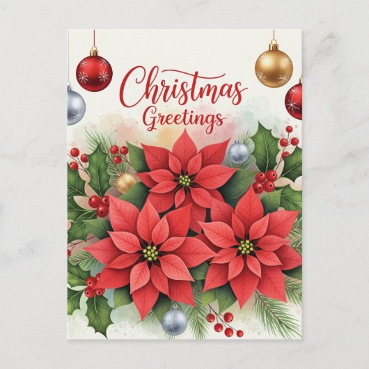 Cartes Pour Fêtes Annuelles Noël, Festive, (Devant)