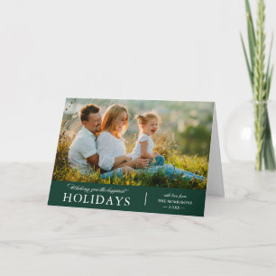 Cartes Pour Fêtes Annuelles Noël Festive Joyeux Joyeux Jours de Vacances Scrip
