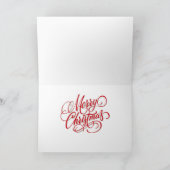 Cartes Pour Fêtes Annuelles Noël / Fête American Wood Image Drapeau 8 (Intérieur)