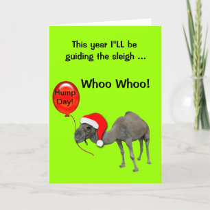 Cartes Pour Fêtes Annuelles Noël Fêtes Drôle Camel Humpday Cartes