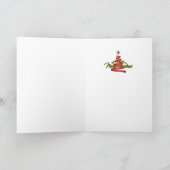 Cartes Pour Fêtes Annuelles Noël - Fox de fil Terrier - Dexter (Intérieur)