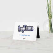 Cartes Pour Fêtes Annuelles Noël frais ! (Dos)