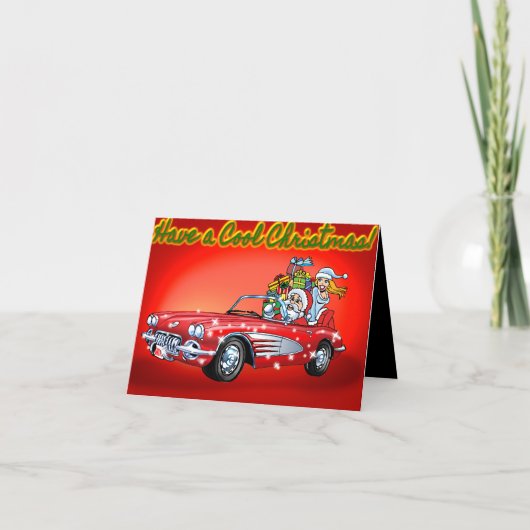 Cartes Pour Fêtes Annuelles Noël frais ! (Devant)