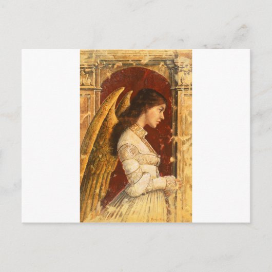 Cartes Pour Fêtes Annuelles Noël Fresco Angel (Devant)