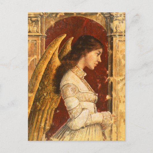 Cartes Pour Fêtes Annuelles Noël Fresco Angel (Devant)