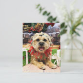 Cartes Pour Fêtes Annuelles Noël - Frontière Terrier - Reagan (Debout devant)