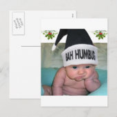 Cartes Pour Fêtes Annuelles Noël fumiste de Bah suce ! ! (Devant / Derrière)