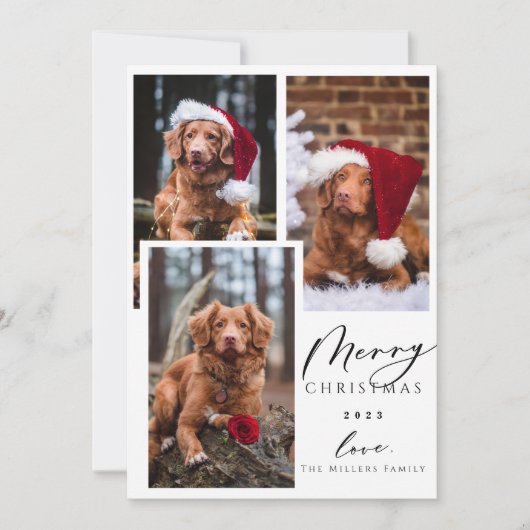 Cartes Pour Fêtes Annuelles Noël Funny Animateur Joyeux Noël 3 Photo (Devant)