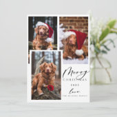 Cartes Pour Fêtes Annuelles Noël Funny Animateur Joyeux Noël 3 Photo (Debout devant)