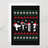 Cartes Pour Fêtes Annuelles Noël Funny Coiffeur de Noël Noël Cadeau de Noël (Devant / Derrière)