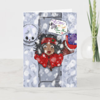 Cartes Pour Fêtes Annuelles Noël gai de houx