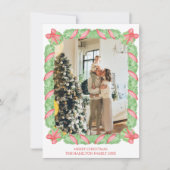 Cartes Pour Fêtes Annuelles Noël Ginger Jars Bow Garland Photo (Devant)