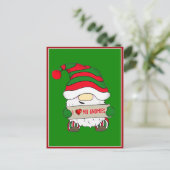 Cartes Pour Fêtes Annuelles Noël Gnome (Debout devant)