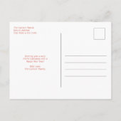 Cartes Pour Fêtes Annuelles Noël Gnome mignon (Dos)