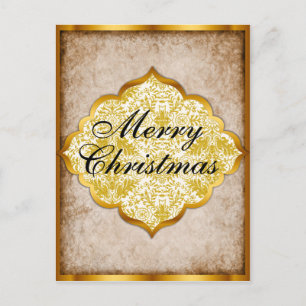 Cartes Pour Fêtes Annuelles Noël Golden Elegance