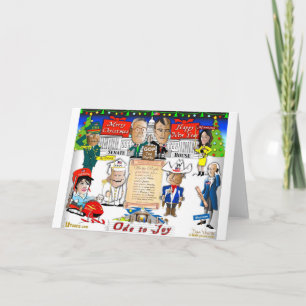 Cartes Pour Fêtes Annuelles Noël GOP et Tea Party