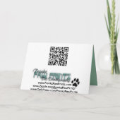 Cartes Pour Fêtes Annuelles Noël - Grands Pyrénées Labrador X - vaillant (Dos)