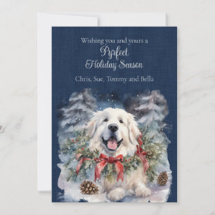 Cartes Pour Fêtes Annuelles Noël - Great Pyrenees Pyrfect