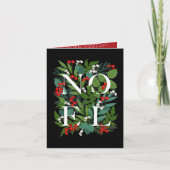 Cartes Pour Fêtes Annuelles NOEL Green Merci d'affaires replié (Devant)