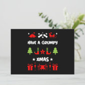 Cartes Pour Fêtes Annuelles Noël grumpy (Debout devant)