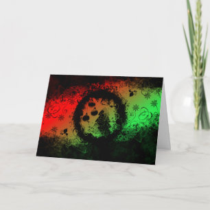 Cartes Pour Fêtes Annuelles Noël grunge
