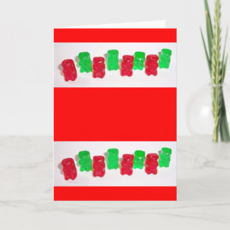 Cartes Pour Fêtes Annuelles Noël Gummy