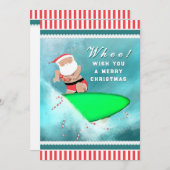 Cartes Pour Fêtes Annuelles Noël Hawaii (Devant / Derrière)